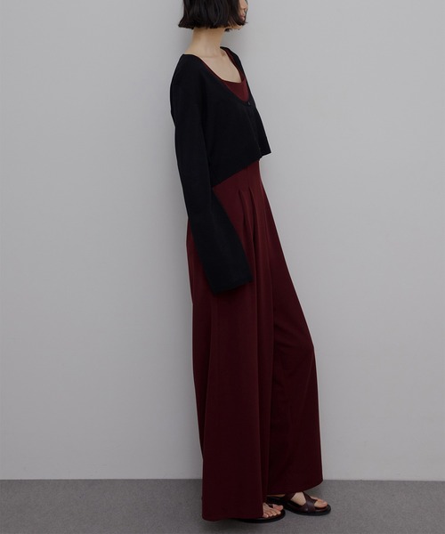 Ameri（アメリ）の「LOW BASIC SHORT KNIT CARDIGAN（カーディガン/ボレロ・レディース・ベージュ/ブラック/グレー/グリーン系その他・FREE）」の14枚目の写真