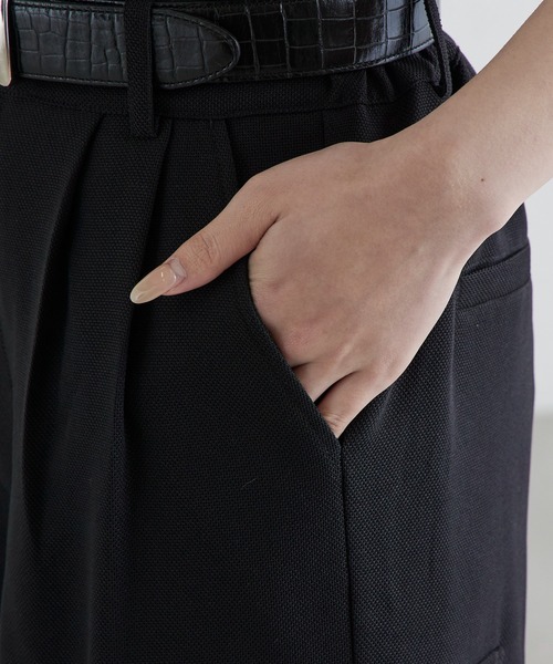 Lui's（ルイス）の「メッシュカーゴパンツ（カーゴパンツ・レディース・ベージュ/ブラック・FREE）」の11枚目の写真