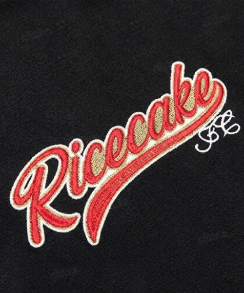 Dalfwin（ダールフィン）の「韓国ファッション Ricecakeレトロ刺繍ロゴ半袖Tシャツ（Tシャツ/カットソー・レディース・ブラック/ホワイト・FREE）」の7枚目の写真