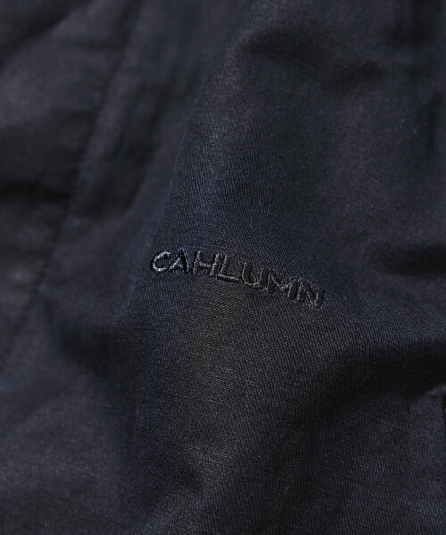 CAHLUMN（カウラム）の「CAHLUMN/カウラム Cotton Linen Balmacaan/コットン リネン バルマカーンコート（ステンカラーコート・メンズ・ベージュ/ネイビー・XX-LARGE/MEDIUM/X-LARGE/LARGE）」の6枚目の写真