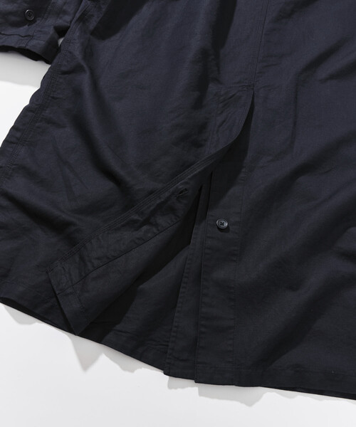 CAHLUMN（カウラム）の「CAHLUMN/カウラム Cotton Linen Balmacaan/コットン リネン バルマカーンコート（ステンカラーコート・メンズ・ベージュ/ネイビー・XX-LARGE/MEDIUM/X-LARGE/LARGE）」の17枚目の写真