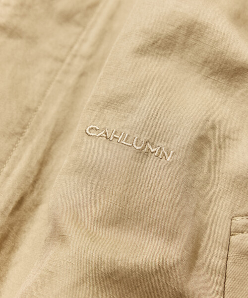 CAHLUMN（カウラム）の「CAHLUMN/カウラム Cotton Linen Balmacaan/コットン リネン バルマカーンコート（ステンカラーコート・メンズ・ベージュ/ネイビー・XX-LARGE/MEDIUM/X-LARGE/LARGE）」の20枚目の写真