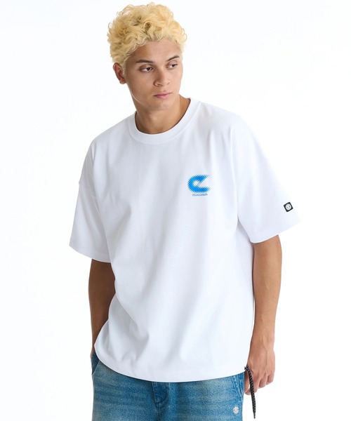 ELEMENT(エレメント)の「ELEMENT/エレメント 半袖 Tシャツ ロゴ バックプリント BG021220(Tシャツ/カットソー・メンズ・ホワイト/ブラック/イエロー・M/L/XL)」の4枚目の写真