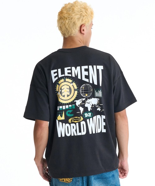 ELEMENT(エレメント)の「ELEMENT/エレメント 半袖 Tシャツ ロゴ バックプリント BG021220(Tシャツ/カットソー・メンズ・ホワイト/ブラック/イエロー・M/L/XL)」の14枚目の写真