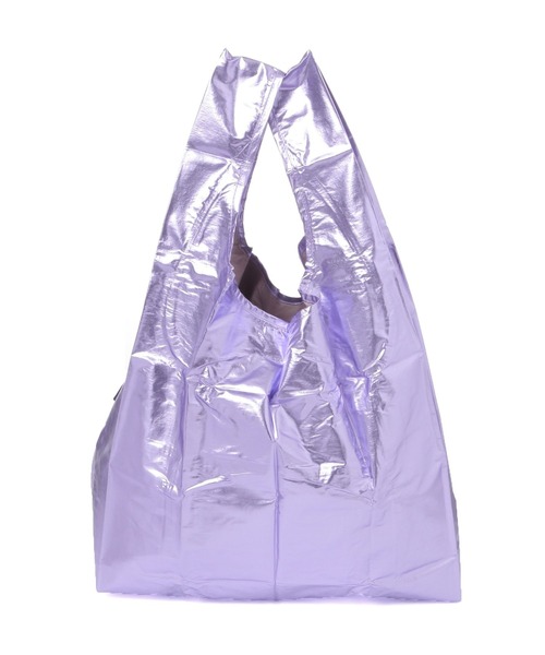 BAGGU（バグー）の「【BAGGU(バグゥ)】メタリックSTANDARD（エコバッグ/サブバッグ・レディース・ライトブルー/ライトピンク/ピンク・0）」の10枚目の写真