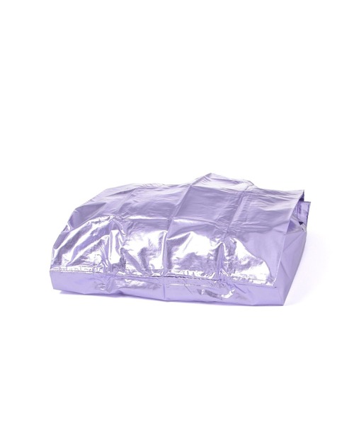 BAGGU（バグー）の「【BAGGU(バグゥ)】メタリックSTANDARD（エコバッグ/サブバッグ・レディース・ライトブルー/ライトピンク/ピンク・0）」の11枚目の写真