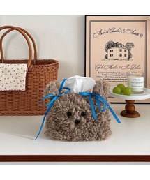 Bling Leads（ブリングリーズ）の「【Bls】【ZA】【Bling Leads】ティッシュカバー 子犬型ティッシュケース ぬいぐるみ（インテリア雑貨）」