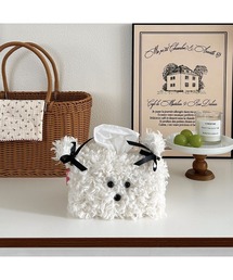 Bling Leads（ブリングリーズ）の「【Bls】【ZA】【Bling Leads】ティッシュカバー 子犬型ティッシュケース ぬいぐるみ（インテリア雑貨）」