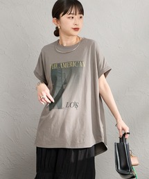MICA&DEAL | [MICA&DEAL/マイカアンドディール] 別注 フレンチスリーブ フォトプリントTシャツ(Tシャツ/カットソー)