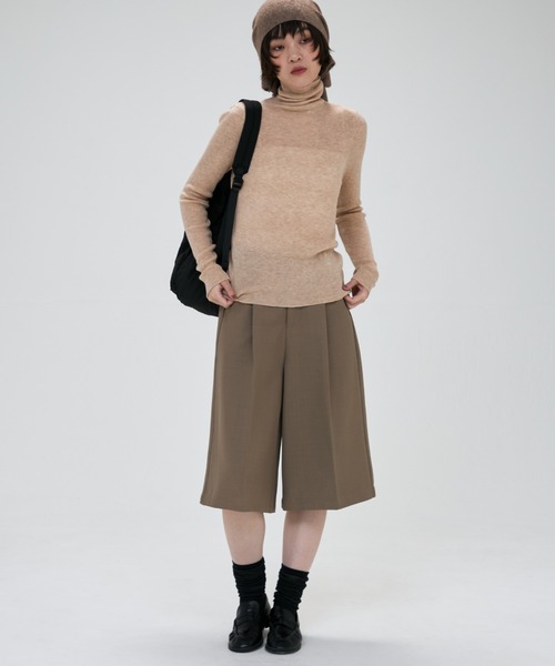 full/fill.(フルフィル)の「tuck half pants / タックハーフパンツ(その他パンツ・レディース・ブラック/ベージュ・FREE)」の18枚目の写真