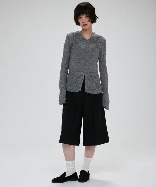 full/fill.(フルフィル)の「tuck half pants / タックハーフパンツ(その他パンツ・レディース・ブラック/ベージュ・FREE)」の13枚目の写真