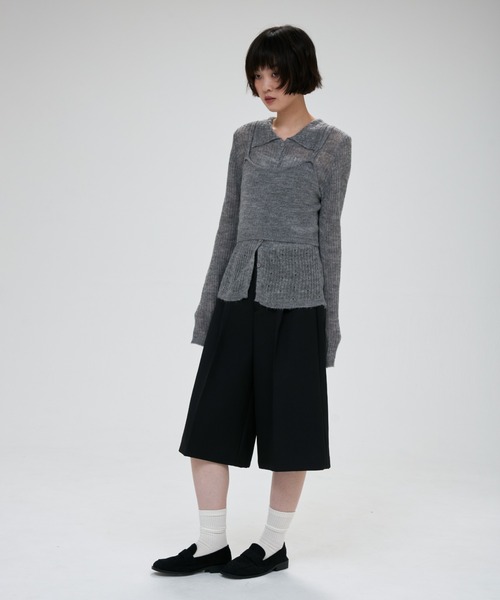 full/fill.(フルフィル)の「tuck half pants / タックハーフパンツ(その他パンツ・レディース・ブラック/ベージュ・FREE)」の14枚目の写真