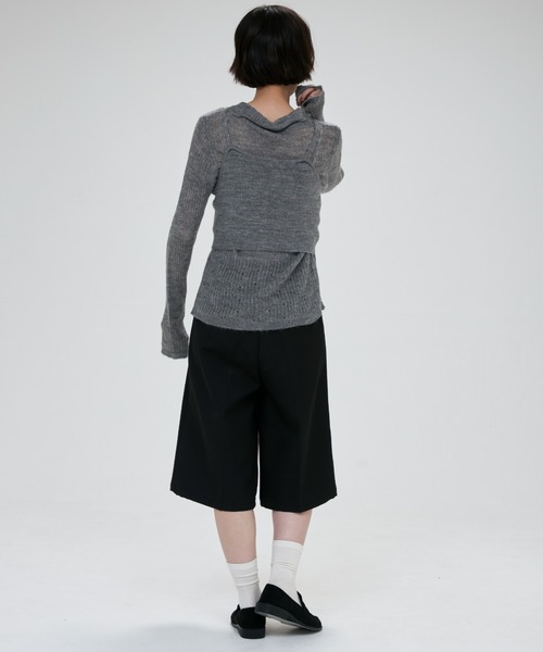 full/fill.(フルフィル)の「tuck half pants / タックハーフパンツ(その他パンツ・レディース・ブラック/ベージュ・FREE)」の15枚目の写真