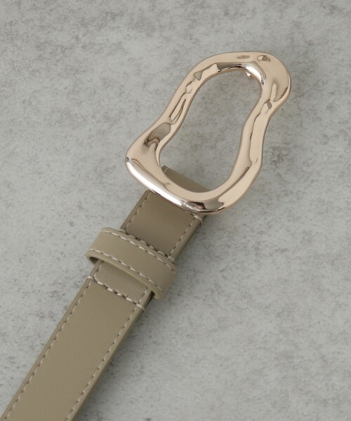 GALLEST(ギャレスト)の「【LE VERNIS】Poire belt(ベルト・レディース・ブラウン系その他/ブラウン系/ブラック・00)」の5枚目の写真
