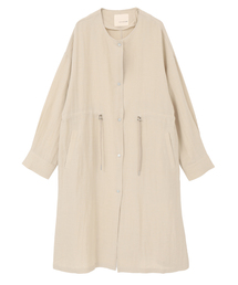 MELROSE claire（メルローズ クレール）の「【リネンMIXノーカラードロストコート】（その他アウター）」