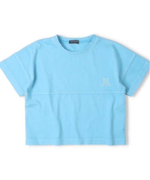 Daddy Oh Daddy（ダディーオーダディー）の「バックプリント半袖Tシャツ（Tシャツ/カットソー・キッズ・パープル/オレンジ/ブラック/サックスブルー・100/130/140/150/160/110/120）」の3枚目の写真