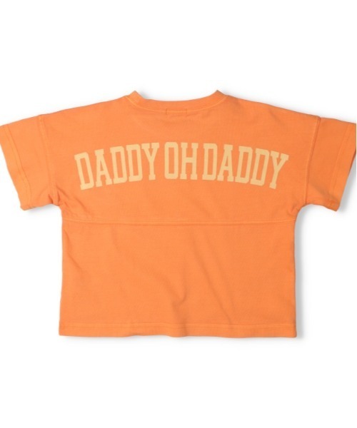 Daddy Oh Daddy（ダディーオーダディー）の「【ジュニアあり】【綿100％】バックプリント半袖Tシャツ（Tシャツ/カットソー・キッズ・パープル/オレンジ/ブラック/サックスブルー・100/130/140/150/160/110/120）」の8枚目の写真