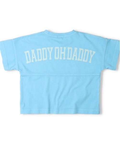 Daddy Oh Daddy（ダディーオーダディー）の「【ジュニアあり】【綿100％】バックプリント半袖Tシャツ（Tシャツ/カットソー・キッズ・パープル/オレンジ/ブラック/サックスブルー・100/130/140/150/160/110/120）」の6枚目の写真