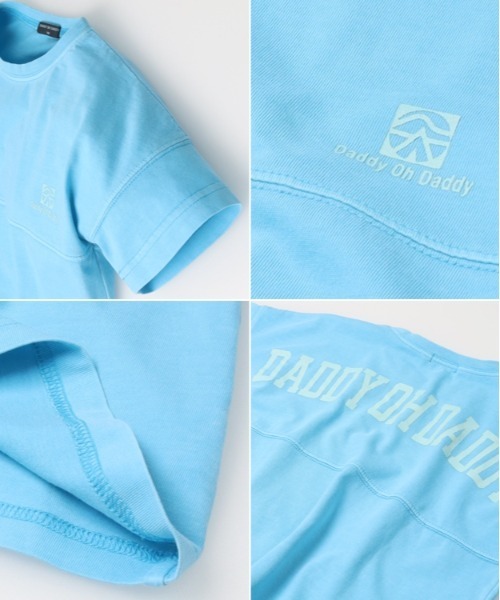 Daddy Oh Daddy（ダディーオーダディー）の「【ジュニアあり】【綿100％】バックプリント半袖Tシャツ（Tシャツ/カットソー・キッズ・パープル/オレンジ/ブラック/サックスブルー・100/130/140/150/160/110/120）」の9枚目の写真