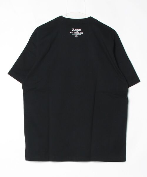 AAPE BY A BATHING APE（エーエイプバイアベイシングエイプ）の「AAPE BASIC BASIC TEE（Tシャツ/カットソー・メンズ・ブラック/ホワイト・XX-LARGE/MEDIUM/SMALL/LARGE/X-LARGE）」の9枚目の写真