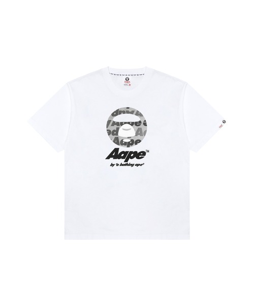 AAPE BY A BATHING APE（エーエイプバイアベイシングエイプ）の「AAPE BASIC BASIC TEE（Tシャツ/カットソー・メンズ・ブラック/ホワイト・XX-LARGE/MEDIUM/SMALL/LARGE/X-LARGE）」の2枚目の写真