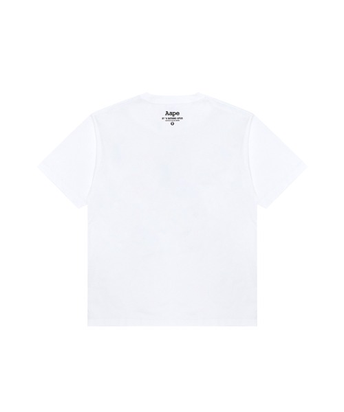 AAPE BY A BATHING APE（エーエイプバイアベイシングエイプ）の「AAPE BASIC BASIC TEE（Tシャツ/カットソー・メンズ・ブラック/ホワイト・XX-LARGE/MEDIUM/SMALL/LARGE/X-LARGE）」の3枚目の写真