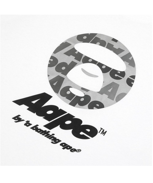 AAPE BY A BATHING APE（エーエイプバイアベイシングエイプ）の「AAPE BASIC BASIC TEE（Tシャツ/カットソー・メンズ・ブラック/ホワイト・XX-LARGE/MEDIUM/SMALL/LARGE/X-LARGE）」の4枚目の写真