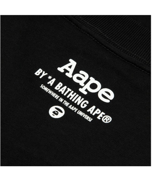 AAPE BY A BATHING APE（エーエイプバイアベイシングエイプ）の「AAPE BASIC BASIC TEE（Tシャツ/カットソー・メンズ・ブラック/ホワイト・XX-LARGE/MEDIUM/SMALL/LARGE/X-LARGE）」の8枚目の写真
