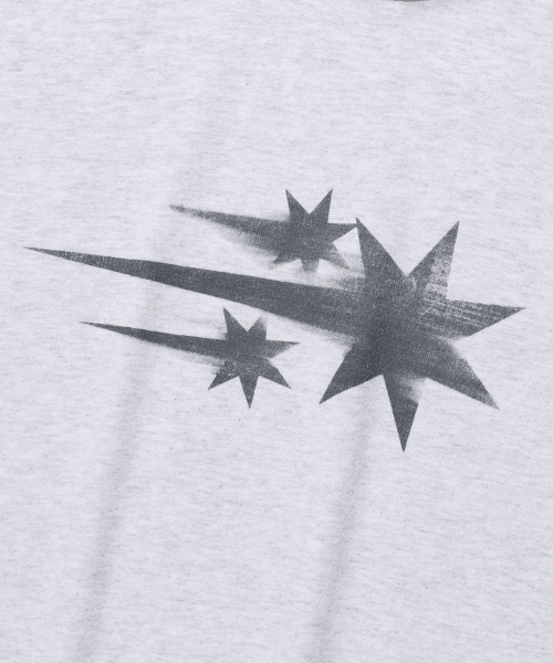 NICE GHOST CLUB(ナイスゴーストクラブ)の「RUSH 3STAR BASIC RINGER TEE_LIGHT GREY(NG2GMUT536A)(Tシャツ/カットソー・レディース・ライトグレー・SMALL/MEDIUM/LARGE)」の6枚目の写真