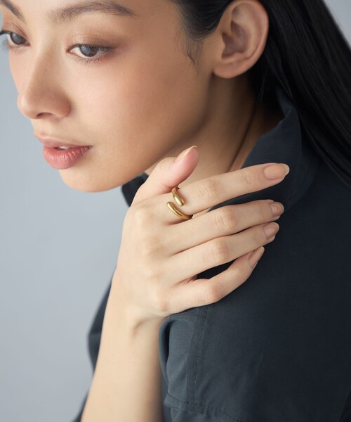 Jouete（ジュエッテ）の「[ジェンダレス] フォークリング リーウェイ（リング・レディース・ブラウン・9号/13号/17号）」の5枚目の写真