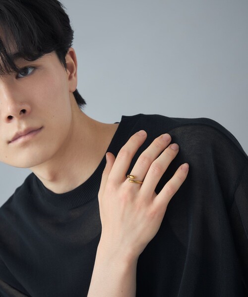 Jouete（ジュエッテ）の「[ジェンダレス] フォークリング リーウェイ（リング・レディース・ブラウン・9号/13号/17号）」の6枚目の写真