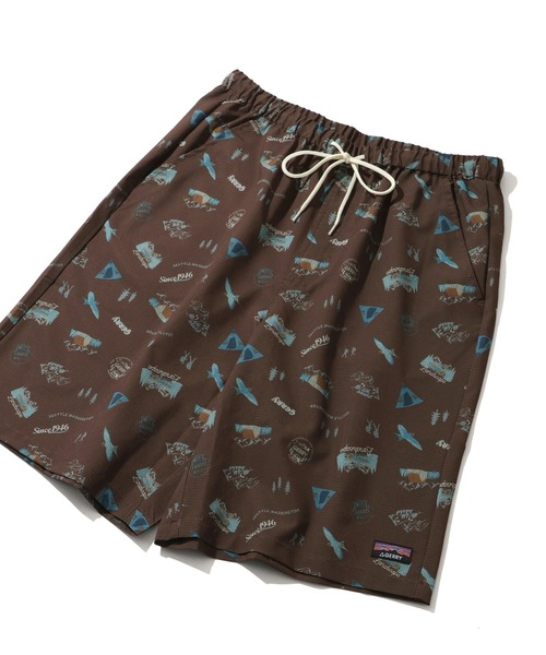 GERRY(ジェリー)の「【GERRY/ジェリー】接触冷感 総柄ドットメッシュ ショートパンツ(その他パンツ・メンズ・ブラック/ベージュ/ブラウン・M/LL/L)」の2枚目の写真