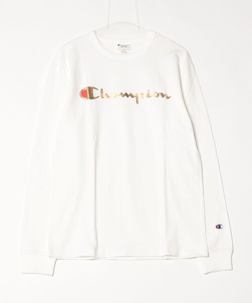 Champion(チャンピオン)の「【T18】【Champion/チャンピオン】HERITAGE LONG SLEEVE TEE GRAPHICS(Tシャツ/カットソー・メンズ・ホワイト・MEDIUM)」の1枚目の写真