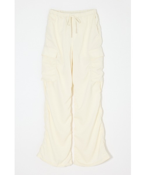 MOUSSY（マウジー）の「SATIN CARGO パンツ（その他パンツ・レディース・アイボリー/ブラック/カーキ・1/2）」の15枚目の写真