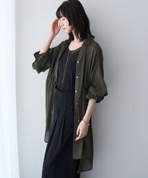 シアー2way袖バルーンチュニック