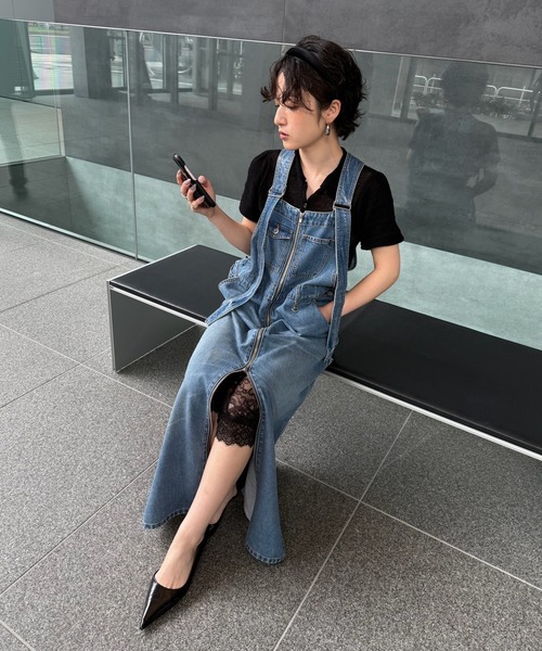 Ameri(アメリ)の「LACE BIKER PANTS(その他パンツ・レディース・ブラック/ホワイト・MEDIUM/SMALL)」の8枚目の写真