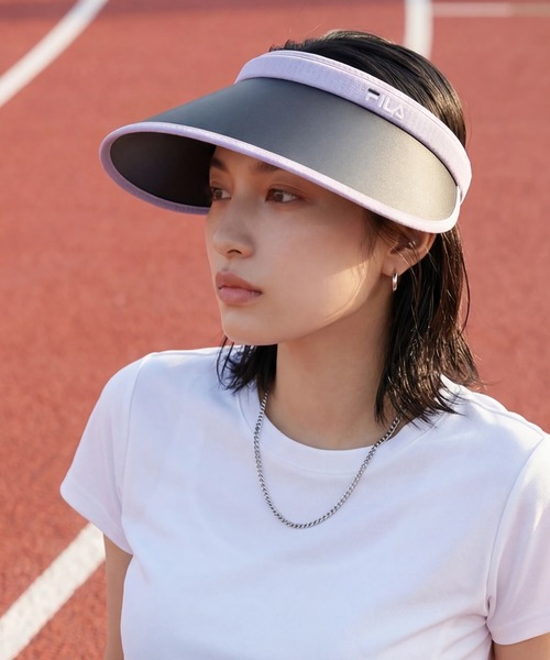 セール】【FILA/フィラ】チェッククリップ サンバイザー（サンバイザー