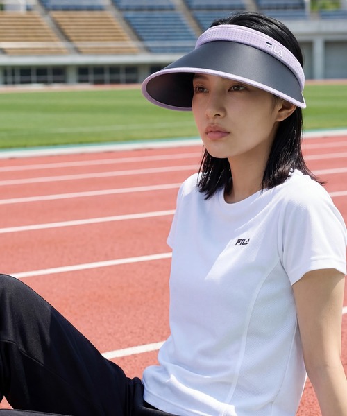 FILA(フィラ)の「【FILA/フィラ】チェッククリップ サンバイザー(サンバイザー・メンズ・ブラック/ネイビー/ラベンダー・FREE)」の8枚目の写真