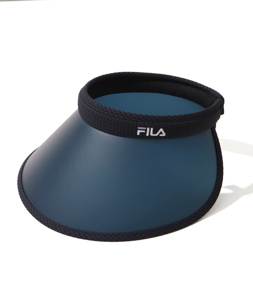 FILA(フィラ)の「【FILA/フィラ】チェッククリップ サンバイザー(サンバイザー・メンズ・ブラック/ネイビー/ラベンダー・FREE)」の12枚目の写真