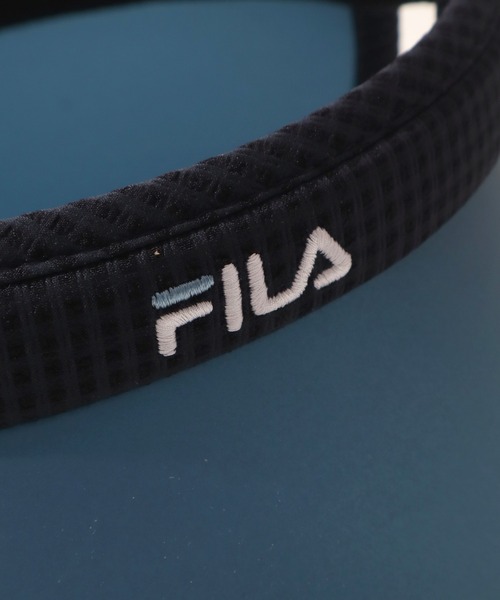 FILA(フィラ)の「【FILA/フィラ】チェッククリップ サンバイザー(サンバイザー・メンズ・ブラック/ネイビー/ラベンダー・FREE)」の14枚目の写真