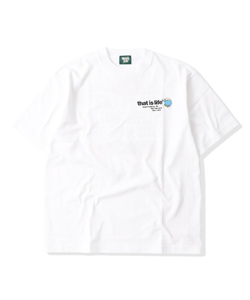 That's life(ザッツライフ)の「HEAVY WEIGHT 7.1oz “CHILDREN” LOGO TEE夏服 ビッグシルエット ヘビーウェイト 綿100% 肉厚生地(Tシャツ/カットソー・メンズ・ネイビー/グリーン/ホワイト/ブラック・X-LARGE/LARGE/MEDIUM/SMALL)」の9枚目の写真