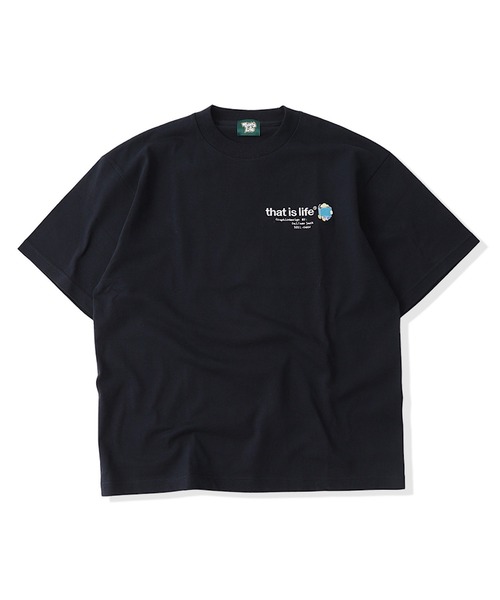 That's life(ザッツライフ)の「HEAVY WEIGHT 7.1oz “CHILDREN” LOGO TEE夏服 ビッグシルエット ヘビーウェイト 綿100% 肉厚生地(Tシャツ/カットソー・メンズ・ネイビー/グリーン/ホワイト/ブラック・X-LARGE/LARGE/MEDIUM/SMALL)」の15枚目の写真
