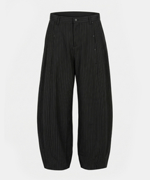 BADBLOOD（バッドブラッド）の「Viper V2 Pintuck Slacks - Lightweight Black Stripe（スラックス）」