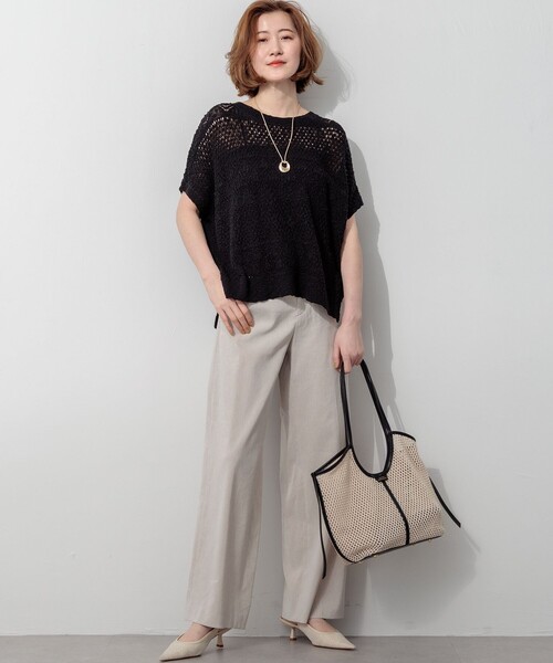 23区(ニジュウサンク)の「【Oggi掲載】メッシュコンビ ポーチ付き トートバッグ(トートバッグ・レディース・ブラック系1・F)」の18枚目の写真