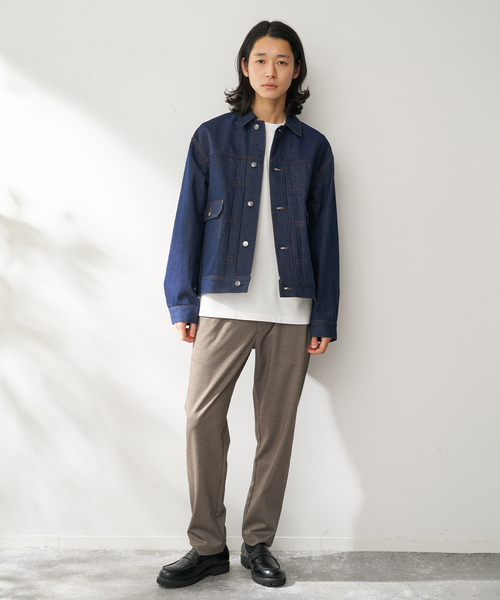B.C STOCK(ベーセーストック)の「TAKE IT イージースリムスラックス(その他パンツ・メンズ・チャコールグレー/ベージュ/ネイビー・MEDIUM/LARGE/SMALL)」の20枚目の写真