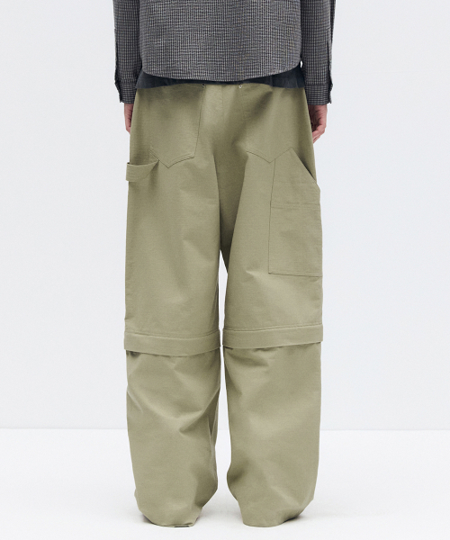 MAISON MINED（メゾンミネド）の「DETACHABLE COTTON PANTS BEIGE（その他パンツ・メンズ・その他・SMALL/MEDIUM/LARGE）」の5枚目の写真
