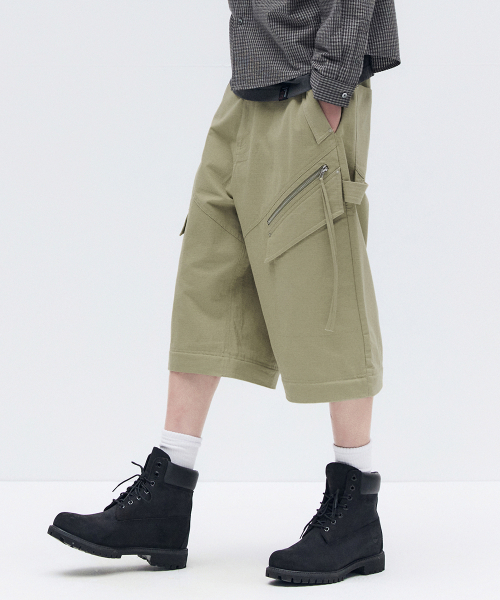 MAISON MINED（メゾンミネド）の「DETACHABLE COTTON PANTS BEIGE（その他パンツ・メンズ・その他・SMALL/MEDIUM/LARGE）」の7枚目の写真