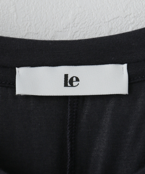 Noble（ノーブル）の「le / ル DRAWSTRING JERSEYDRESS（ワンピース・レディース・ブラック/ベージュ・FREE）」の14枚目の写真