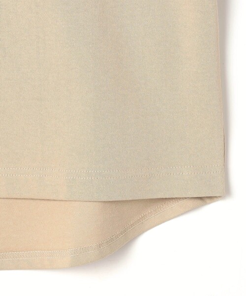 Grand PARK(グランドパーク)の「日本製デラヴェ天竺 半袖Tシャツ ムジ/ベーシックカラー(Tシャツ/カットソー・レディース・ネイビー/ベージュ/オフホワイト・FREE)」の8枚目の写真