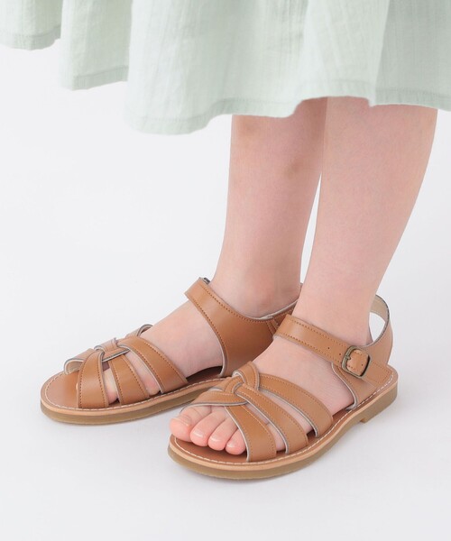 SHIPS（シップス）の「SHIPS KIDS:14～23cm / サンダル（サンダル・キッズ・アイボリー/ブラウン・18/19/20/22/23/17/21/14）」の4枚目の写真